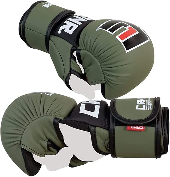 Combat Corner - MMA Spar Gloves for Men and Women - Kickboxing, MMA, Muay Thai Sparring Training Gloves | OD Green
