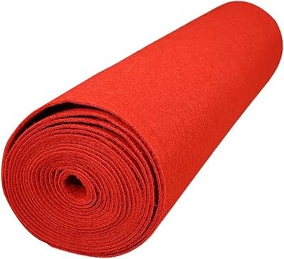 Red Carpet Aisle Runner 1M Wide Portable 5 Meters Wedding Rug Practical for Engagement Holiday Ceremony Event Ornaments