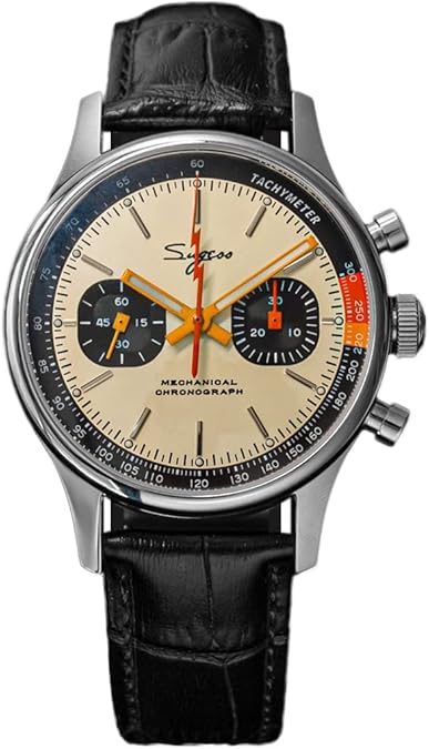 NC Sugess ST19 Seagull Movement Pilot Watches Chronograp Sappire Crystal Military Limited Racing 1963 Mechanical Stainess Steel Watches