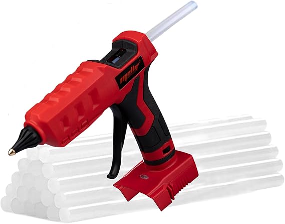 Mellif Cordless Hot Glue Gun Compatible with Milwaukee 18V Battery