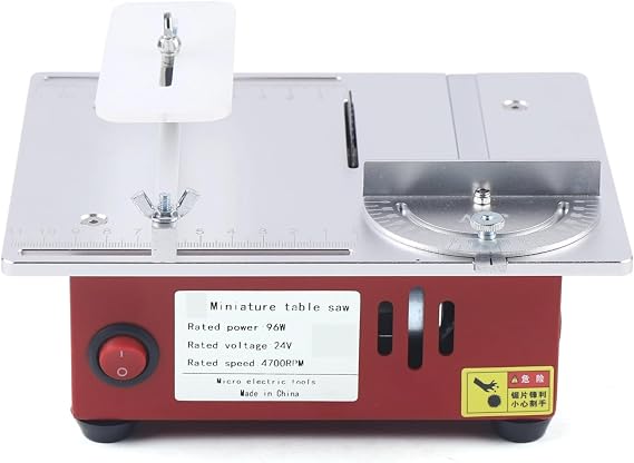 Mini Sliding Table Saw Circular Blade Woodworking DIY Craft Cutting Bench Saw Sanding, Engraving
