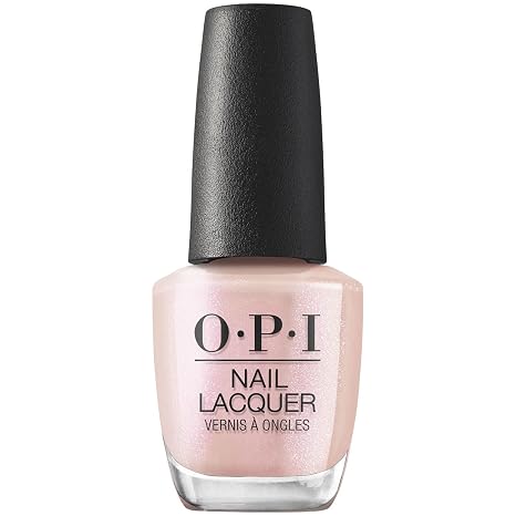 OPI Nail Lacquer Nail Polish | Sheer Light Nude Shimmer Chip Resistant Nail Polish | Fast Drying, Streak Free