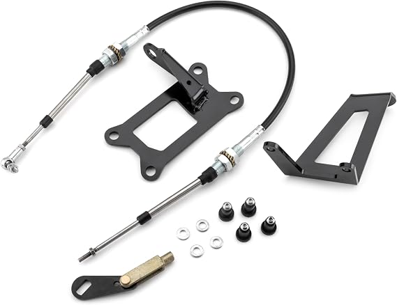 LYNX Adjustable Transfer Case Shifter Linkage - Fits Jeep Cherokee XJ 1986-2001 & Jeep Comanche MJ 1986-1992 & Jeep Wrangler TJ 4-Door 1997-2006 & LJ 2004-2006 - Adjustable Transfer Case