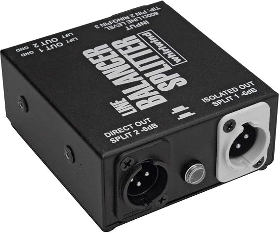 Whirlwind LBS 1x2 Live Balancer and Splitter