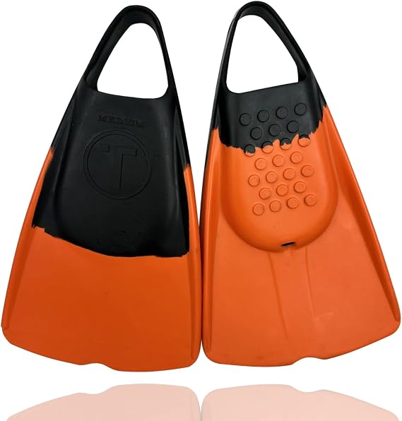 Tribe T1 Bodyboard Diving Swimfins - Bodysurfing | Free Diving | Pool Swimming | Snorkeling | These fins Provide Power and Comfort
