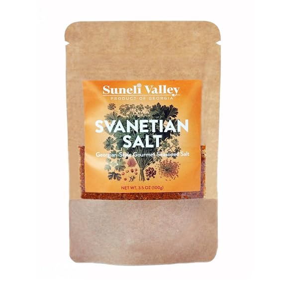Suneli Valley Svanetian Salt | Traditional Georgian Herb & Spice Blend - Gourmet Seasoning for Cooking (3.5oz)