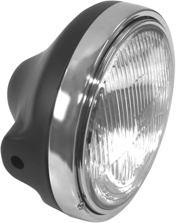 Emgo Kawasaki Style 7in. Headlight Assembly - Black 66-65010
