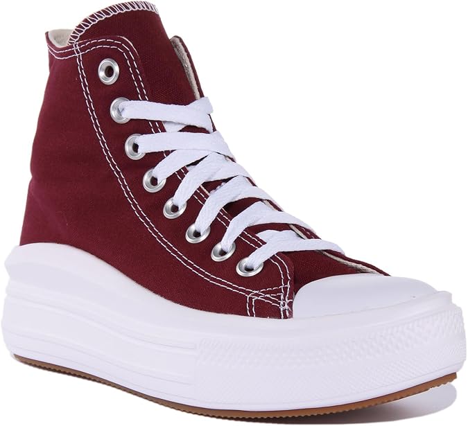 Converse Unisex Chuck Taylor All Star Street Move High Top Sneaker - Dark Beetroot White 7