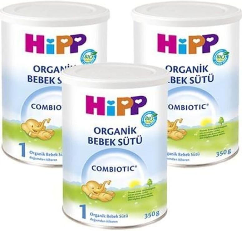 HiPP Organik Combiotic Bebek Sütü, 1. Aşama, 3 x 350g