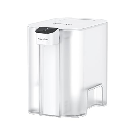 Waterdrop ED04W-L Mega Electric Water Filter Dispenser, Large 27-Cup, White