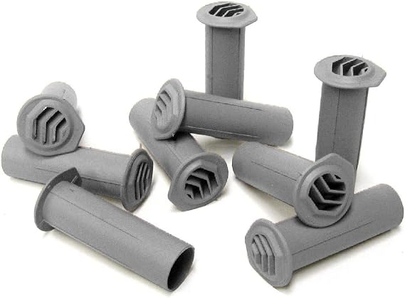 10 x Grey Drill Weep Vents Round Vent Cavity, Rendered Walls, Retaining Wall