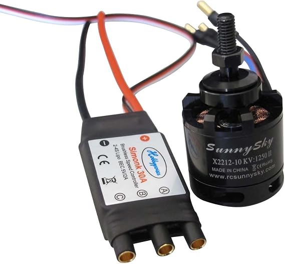 Sunnysky X2212-10 1250KV Brushless Motor & SimonK 30A ESC for Quadcopter F450 S550 Multicopter
