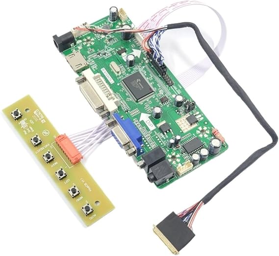 LP140WH1 Controller Board HDMI-compatible DVI VGA Audio Driver Kit 14/15.6" Display 1366X768 1ch 6-bit 40 Pin LCD Panel,T-CON Logic Board(LP140WH1-TLC1)