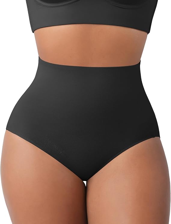 FeelinGirl Shapewear Tummy Control Thong Body Shaper Mid Waist Underwear