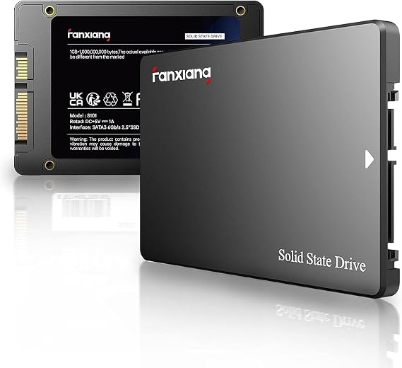 Fanxiang SSD 500GB SATA Durable TCL2.5 Inch Internal SSD 7mm 3D NAND TLC SATA III 6Gb/s SSD PS4 Operation Confirmed PC Durability Compatible with Notebook/Desktop/PS4/HDD Replacement 500GB/256GB