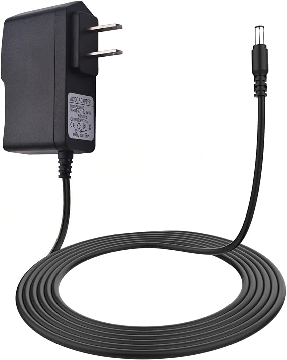 9V Power Adapter Compatible with Casio Keyboard AD-5 AD-5MU AD-5MR WK-110 WK-200 LK-100 LK-220 CTK-496 CTK-573 CTK-700 CTK-710 CTK-720 CTK-2100 Piano Keybord-10FT