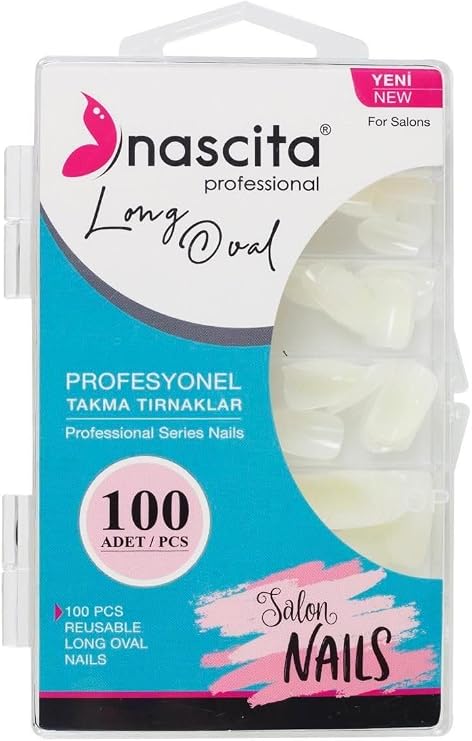 Nascita 100'lü Kutulu Long Oval Takma Tırnak - 165