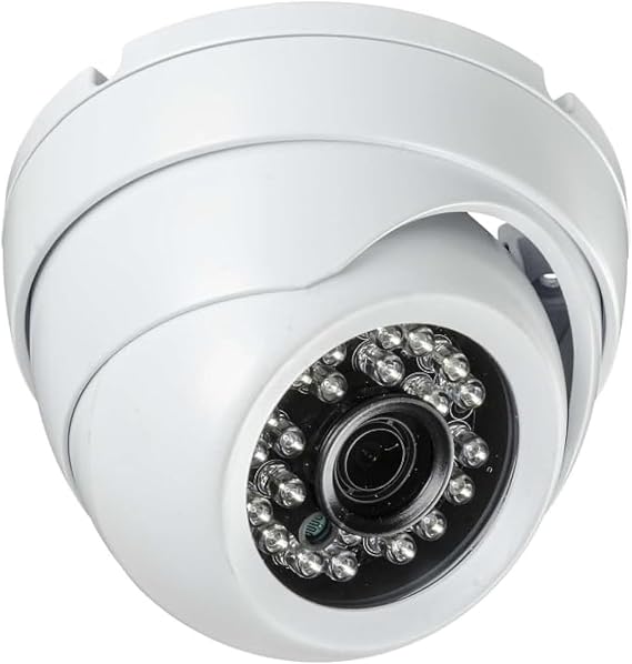 Eyemax HD TVI 1080P Eyeball Camera in/Outdoor TIB B22 Series White 2.8mm Wide Fixed Lens 12V DC