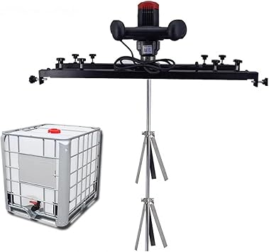 IBC Paint Mixer, Powerful 3000W Electric Tank Mixer Machine with Support Hanger and Folding Propeller, Ideal for Ink Dissolver Agitator, Effortless Mixing