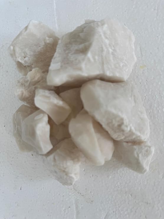 Pure Alum Chunks, Natural Crystal Blocks, 8 Ounces
