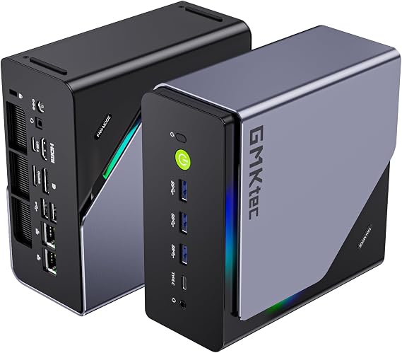 GMKtec K12 Gaming Mini PC AMD Ryzen 7 H 255 (Max 4.9GHz) 32GB DDR5 1TB SSD