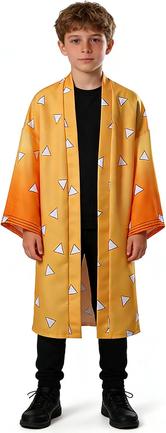 Anime Cosplay Robes Cloak Tanjiro Cosplay Costume Zenitsu Kimono Halloween