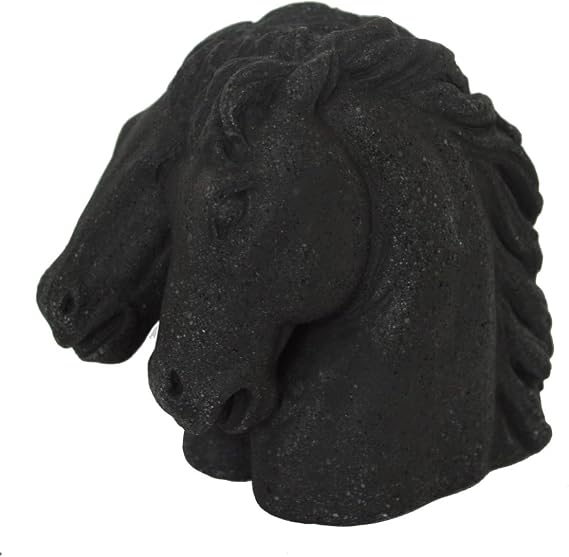 Estia Creations Horses Head Sculpture Symbol of Wealth and Prosperity - Ancient Greece