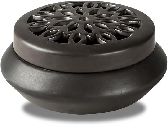 Vintage Ceramic Incense Burner Mosquito Spiral Fireproof Bowl Incense Burner Incense Holder Incense Container Incense Bowl Incense Cone Holder