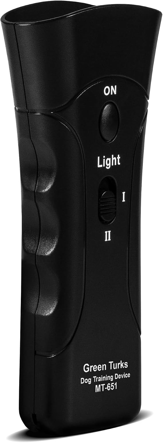 Ultrasonic Dog Trainer PetGentle Training Device for Dogs, Barking Deterrent & Dog Repeller, Stop Barking & Correct Bad Behavior, Humane Alternative to Shock Collars, Indoor & Outdoor Use