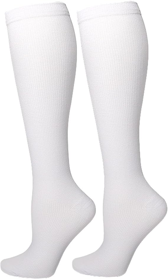 Bestjybt Compression Socks for Women Men Support Athletic Running Socks