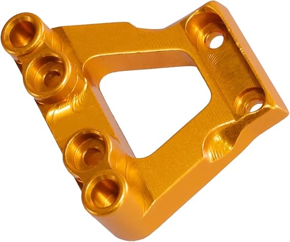 RC Models For MJX For Hyper Go 14150B 14209 14210 1/14 Remote Control Car Metal Upgrade Accessories Steering Group Fixing Parts Suitable(Yellow)