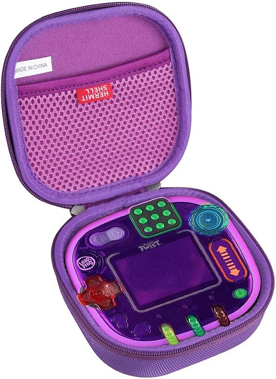 Hermitshell Hard EVA Travel Case for Leapfrog Rockit Twist Handheld Learning Game System (Purple)