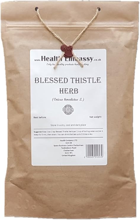 Health Embassy Blessed Thistle Herb Tea | Cnicus Benedictus L | 100g