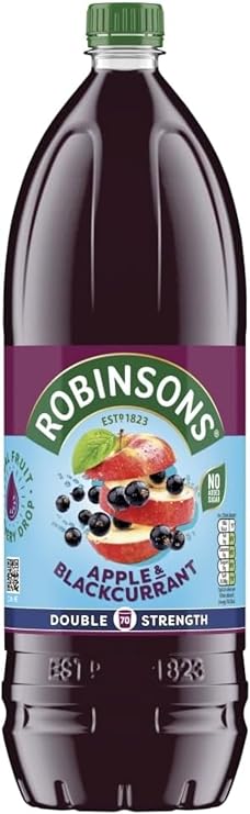 Robinsons Double Strength Apple & Blackcurrant No Added Sugar Squash 1.75L