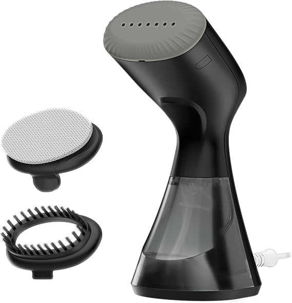 Conair Handheld Steamer for Clothes & Household Fabrics, 1100W, Black