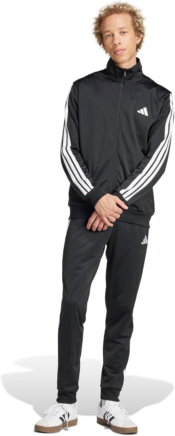 adidas Men's Sportswear Basic 3 Stripes Tricot Tracksuit