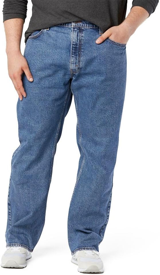 Levi Strauss Signature Gold Men's Relaxed Fit Flex Jeans | (Also Available in Big & Tall)