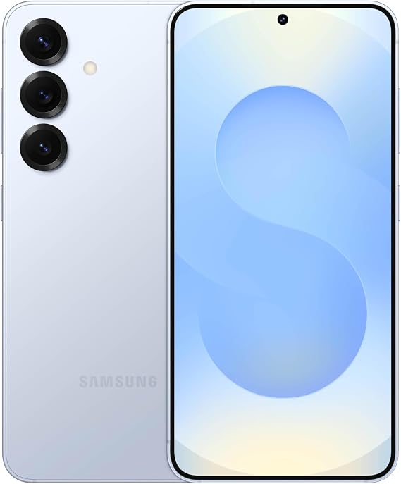 Samsung Galaxy S25 Cell Phone, 128GB Smartphone, Unlocked Android, AI Night Mode Camera, Snapdragon 8 Elite Fast Processor, ProScaler Display, 4000mAh Battery, 2025, US , Icyblue