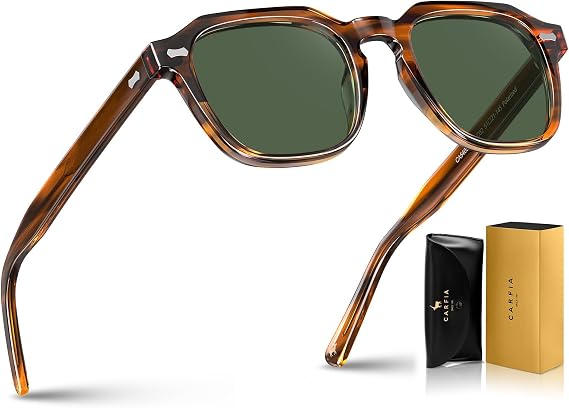 CARFIA Polarised Mens Sunglasses UV400 Protection Square Shades CA5405