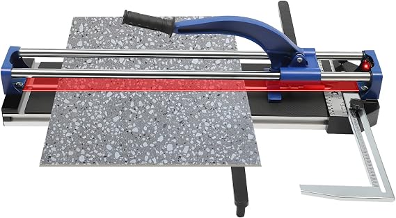 Tile Cutter, 31Inch Manual Tile Cutter 3/5inch Thickness Hand Tool Ceramic Floor Cutting Machine with Tungsten Carbide Scoring Wheel for 0.39-23.6'' Wide Porcelain Cutting