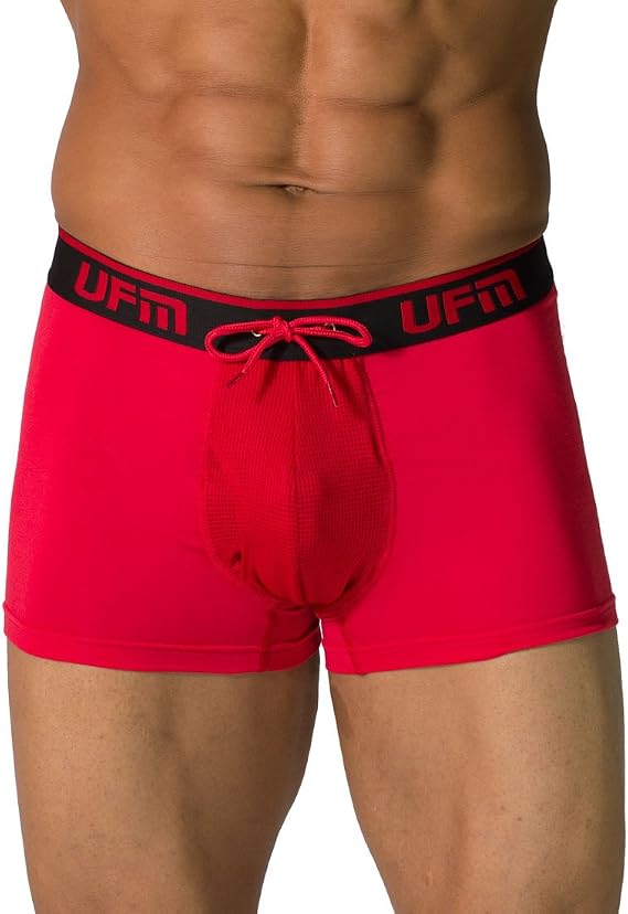 UFM Mens Viscose Trunk w/Patented Adj. Support Pouch Underwear for Men