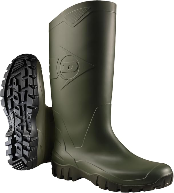 Dunlop K680011 PVC Knielaars Unisex Adult Half Leg Wellington Boots