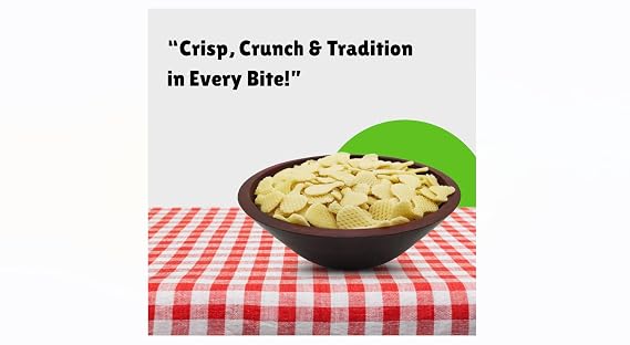 Jiaz Enterprises Bat Shape fryums Papad Ready to Fry 250g(8.8 Ounce) | Microwavable | Perfect for evening snacks | Bat appalam | Bat pappadam