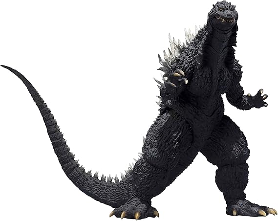 TAMASHII NATIONS S.H.MonsterArts Godzilla x Mechagodzilla Godzilla 2002, approximately 6.1 in 155mm, PVC & ABS, pre-painted action figure
