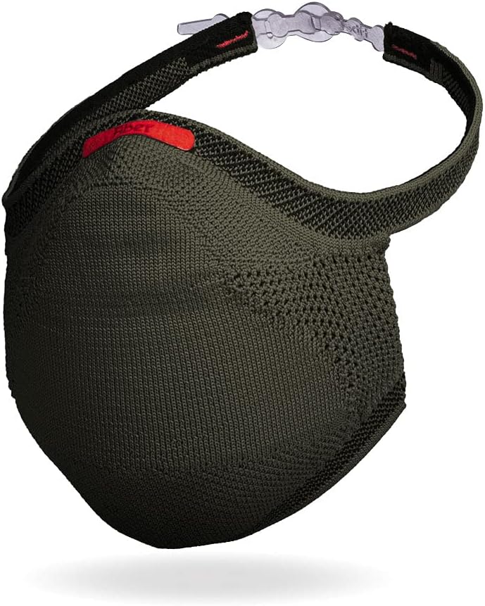 FIBER KNITSPORT Sport Mask  30 Filters Reusable Cloth Face Mask