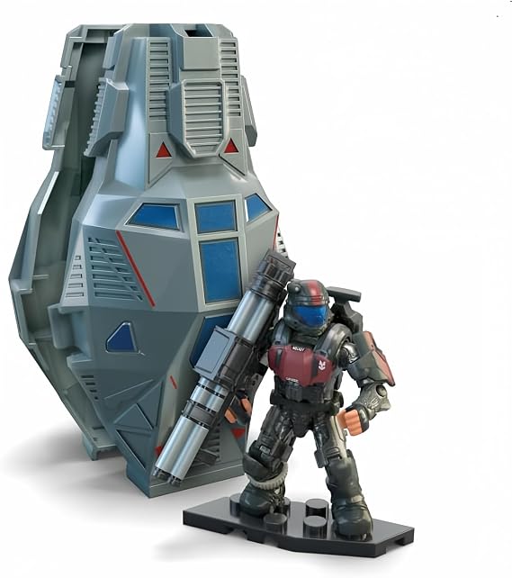 MEGA Halo ODST 'Mickey' Crespo Micro Action Figure with Drop Pod HNC51