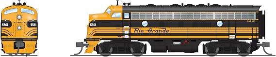 Broadway Limited 9080 EMD F7A, DRGW 5564, Black 3-Stripe, No-Sound/DCC-Ready, N Scale