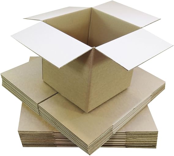 Triplast 152 x 152 x 152mm Small Single Wall 6x6x6" Shipping Mailing Postal Gift Cube Cardboard Boxes (Pack of 5)