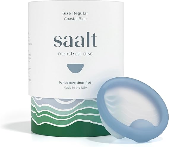 Saalt Menstrual Disc, Reusable Medical-Grade Silicone Period Disc