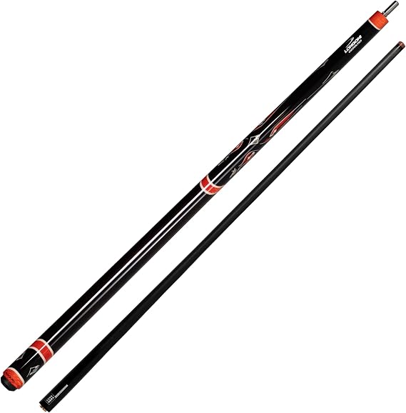 Longoni Black Pearl II Carom 3-Cushion Cue with Luna Nera Shaft FE71 Profile VP2 Joint No Wrap